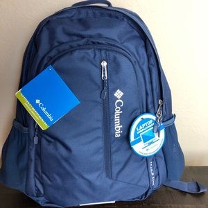 NEW Columbia Water & Stain Resist Navy Backpack
